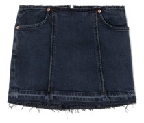 Ausgefranster Jeans-Minirock
