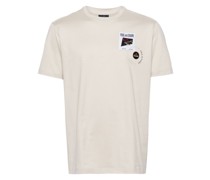 logo-patch cotton T-shirt