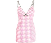 Kleid mit Hahnentrittmuster