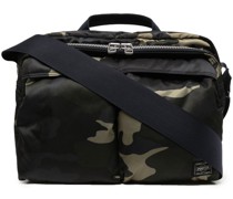 Porter-Yoshida & Co. camouflage-print shoulder bag