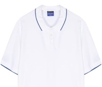 contrast-tipping Supima cotton polo shirt