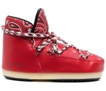 Schneestiefel mit Bandana-Print