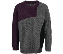 Pullover in Colour-Block-Optik