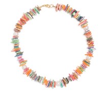 Halskette mit Muschelperlen