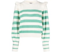 Gestreifter Strickpullover