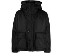 x and wander Gefütterte Jacke mit Logo