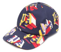 Baseballkappe mit Logo-Print
