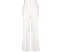 Halbhohe Wide-Leg-Hose