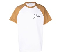 T-Shirt mit Logo-Stickerei