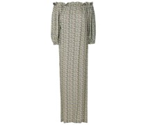 Midikleid mit Blumen-Print
