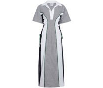 Maxikleid mit Kontrasteinsatz