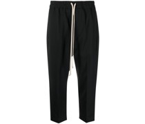 Cropped-Jogginghose mit tiefem Schritt
