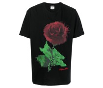 T-Shirt mit Pixel-Kash-Print