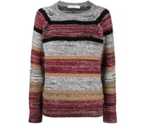 Gestreifter Strickpullover