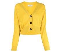 Cropped-Cardigan mit Knöpfen