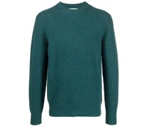 Kaschmirpullover mit Waffelstrick-Muster