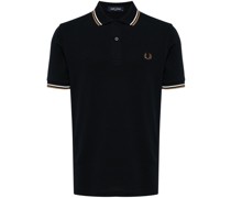 Poloshirt mit Streifendetails