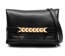 Chain leather crossbody bag