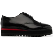 Schnürschuhe mit Plateau