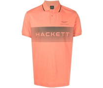 x Aston Martin Poloshirt mit Logo-Print