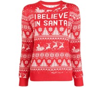 Christmas Intarsien-Pullover