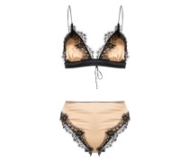 Bikini mit Spitzenborten