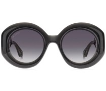 Paisley Sonnenbrille mit rundem Gestell