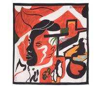 Schal mit grafischem Print