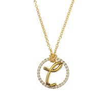 18kt Love Letter Gelbgoldhalskette
