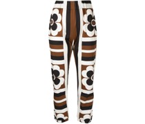 Cropped-Hose mit Print
