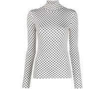 Bluse mit grafischem Print