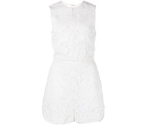 Playsuit mit blumiger Spitze