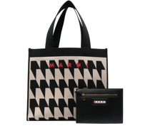 Handtasche mit geometrischem Muster