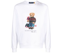 Sweatshirt mit Teddy-Print