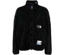 Fleecejacke mit Logo-Stickerei