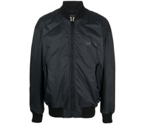 Bomberjacke mit Logo-Print