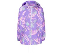 Jacke mit botanischem Print