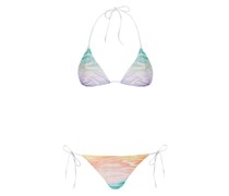 Triangel-Bikini mit Farbverlauf