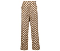 Karierte Curfew Hose