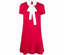 Minikleid mit Schleifenkragen