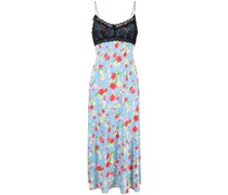 Midikleid mit Blumen-Print