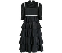 Gestuftes Spitzenkleid