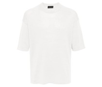 short-sleeve linen T-shirt