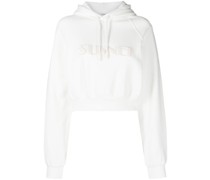 Cropped-Hoodie mit Logo