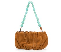 Bean Schultertasche mit Perlen