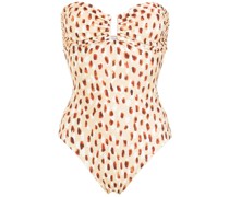 Rust Bandeau-Badeanzug