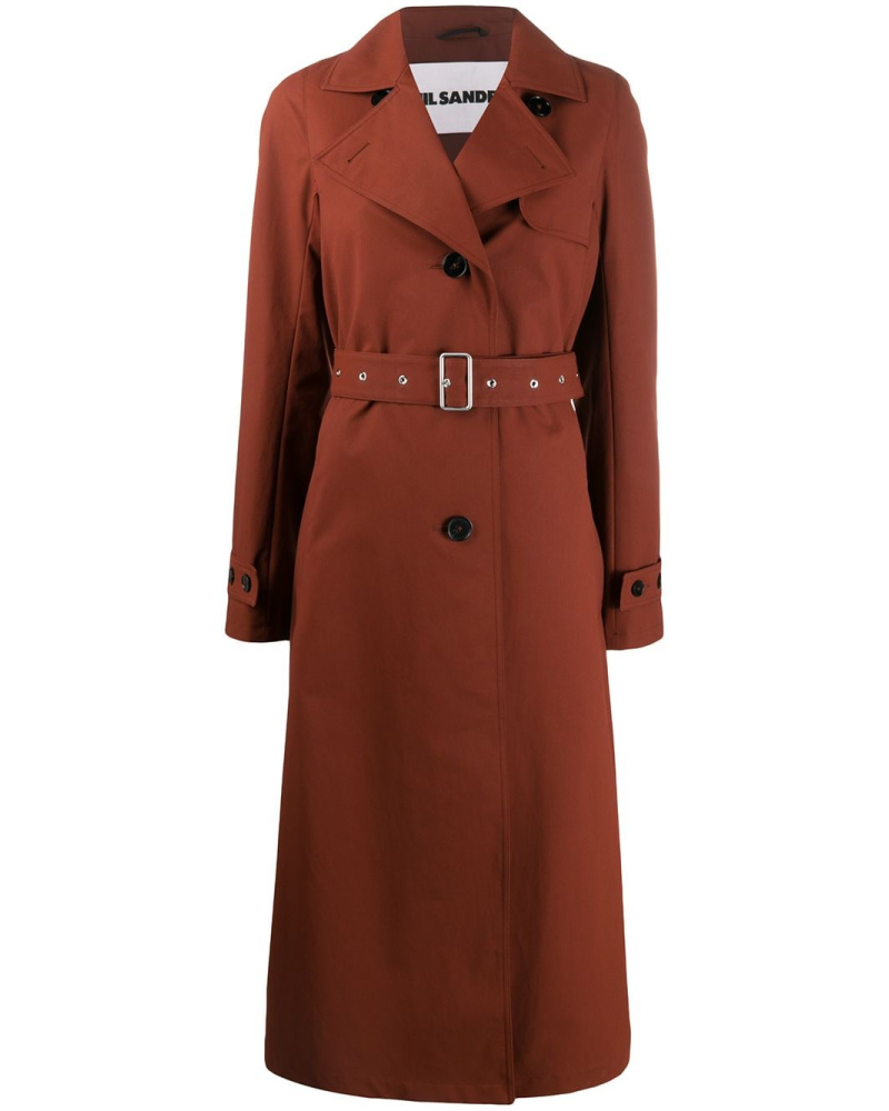 Jil Sander Damen Einreihiger Trenchcoat