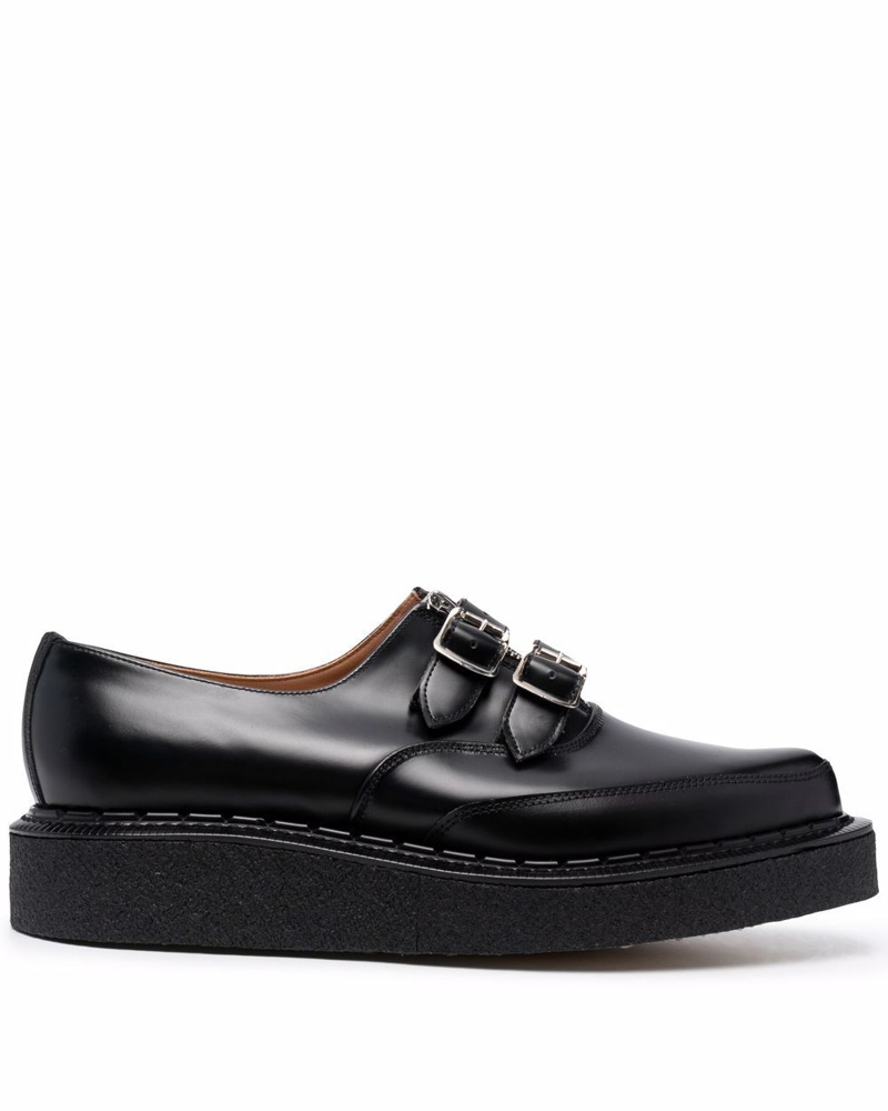 comme des garcons leather shoes