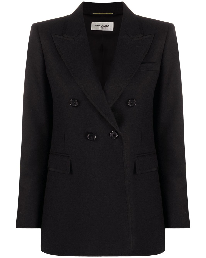 Saint Laurent Damen Doppelreihiger Blazer