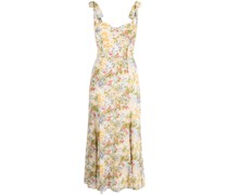 Nadira Midikleid mit Blumen-Print